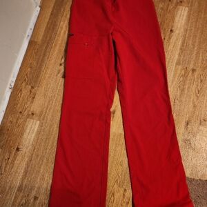 Jockey Red Scrub Pants